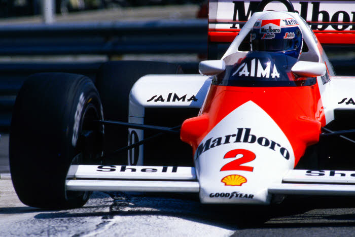 Alain Prost - McLaren - 19.05.1985 - Formule 1 - Grand Prix de Monaco- Monte carlo Photo : Photo4 / Icon Sport