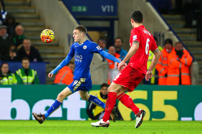 Goal Jamie Vardy liverpool leicester city