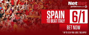 Spain to beat Italy