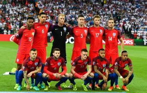 Team of England during the UEFA Euro 2016 Group B match between Slovakia and England played at Geoffroy-Guichard, Saint-Etienne, France on June 20th 2016 Photo: Visual / Icon Sport