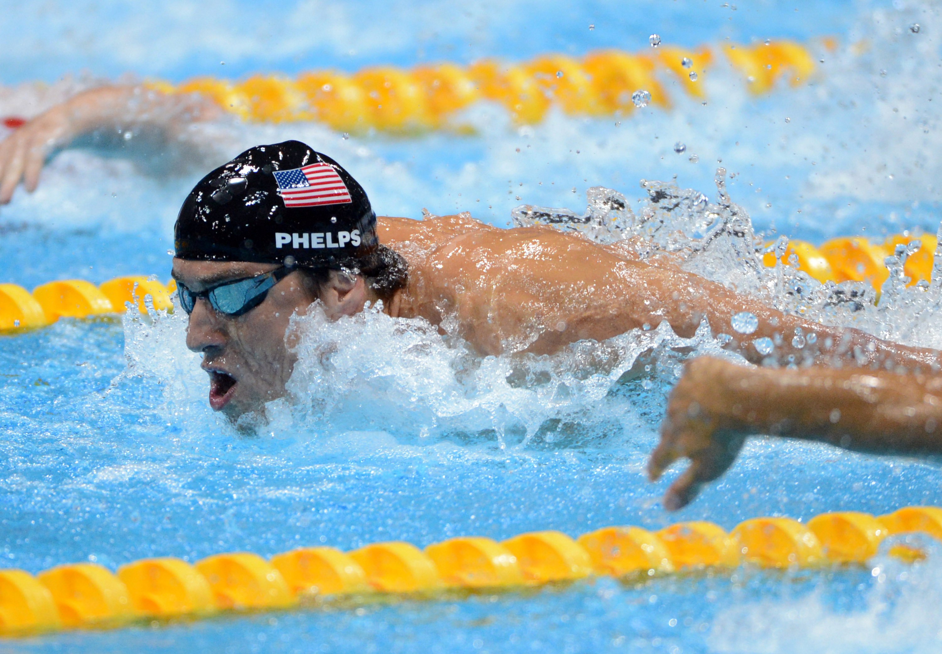 Michael Phelps - 04.08.2012 - 4x100m - Jeux Olympiques 2012 Photo : Visual / Icon Sport
