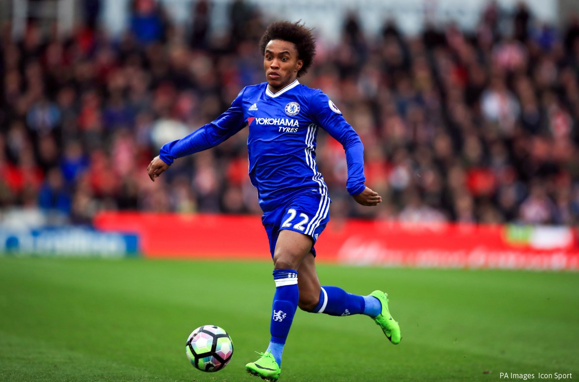 03-04-2017 - Willian Chelsea PA Images Icon Sport