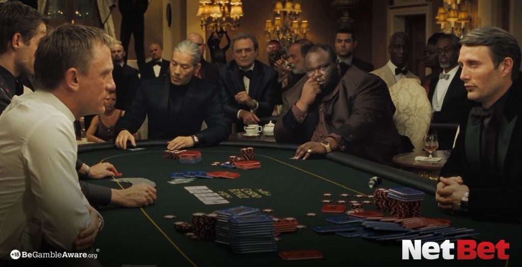 Daniel Craig and Mads Mikkelson in Casino Royale