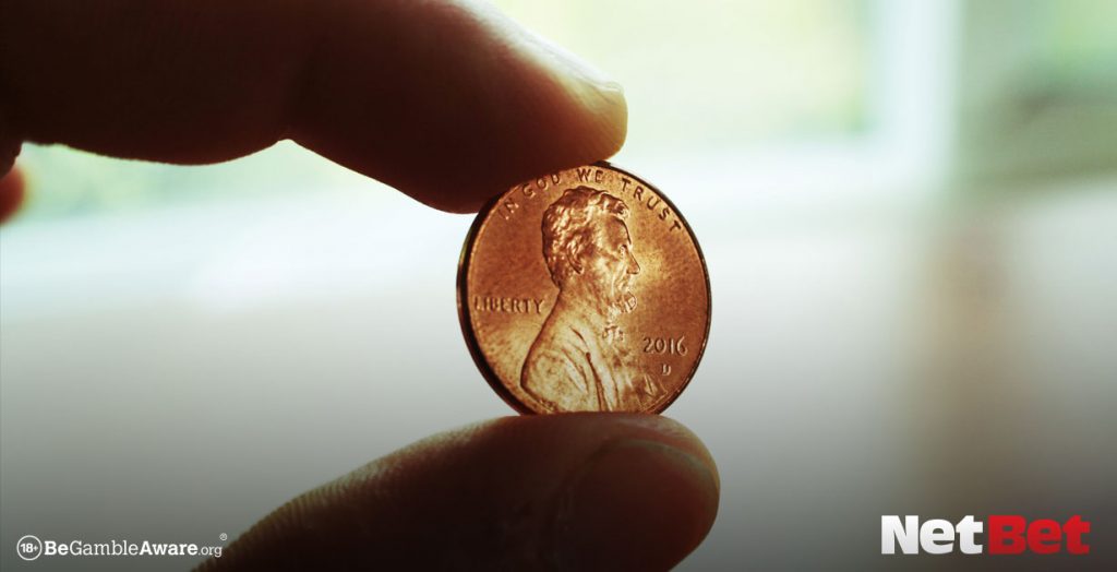 Lucky penny good luck sign