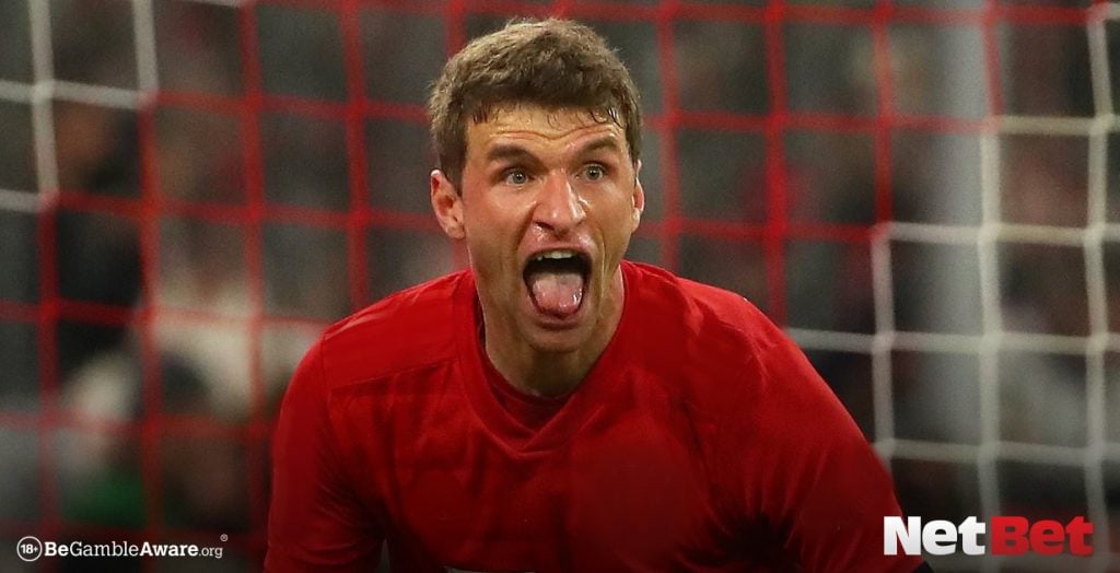 Thomas Muller NetBet Muller Leverkusen vs Bayern Munich tips