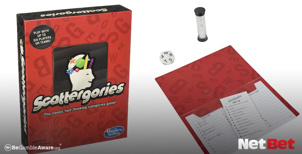 Scattergories is a classic easy board game