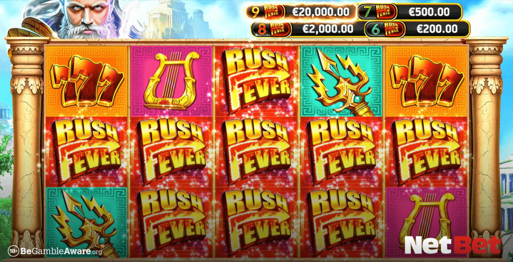 Battle with the Greek Gods themselves with this explosive slot game - Zeus Rush Fever - which is reviewed here