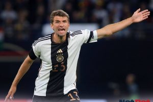 Spain vs Germany - Thomas Muller for Germany