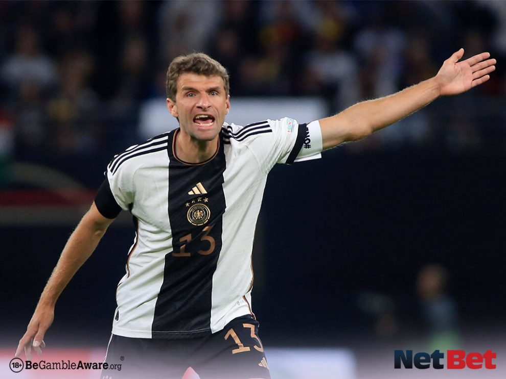 Spain vs Germany - Thomas Muller for Germany