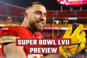 Chiefs player Travis Kelce ahead of Super Bowl